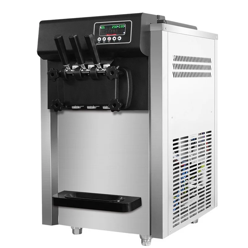 Commercial Soft Serve Ice Cream Making Machine Intelligent Automatic