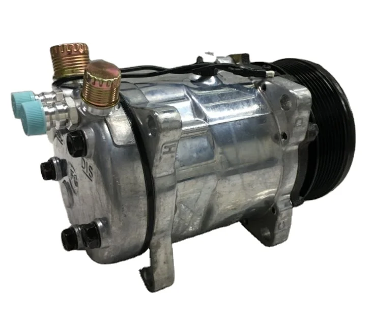 サンデン　エアコンコンプレッサー SD505 リビルト未使用品　モデル90653 サンデン エアコンコンプレッサー SD505 リビルト未使用品