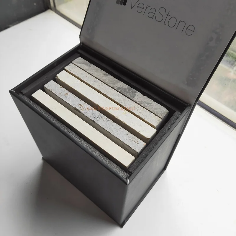 Sample Display Box for Quartz Stone Tile Unique Box Design for Showcase Display Racks