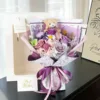 Ours Hortensia fleur violette