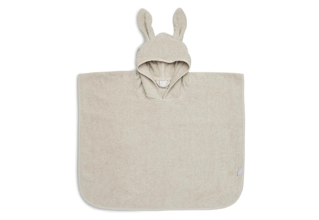 Bunny Ears Kids Hooded Towel Organic Cotton Baby Bath Towel Large Size Kids Poncho Towel details