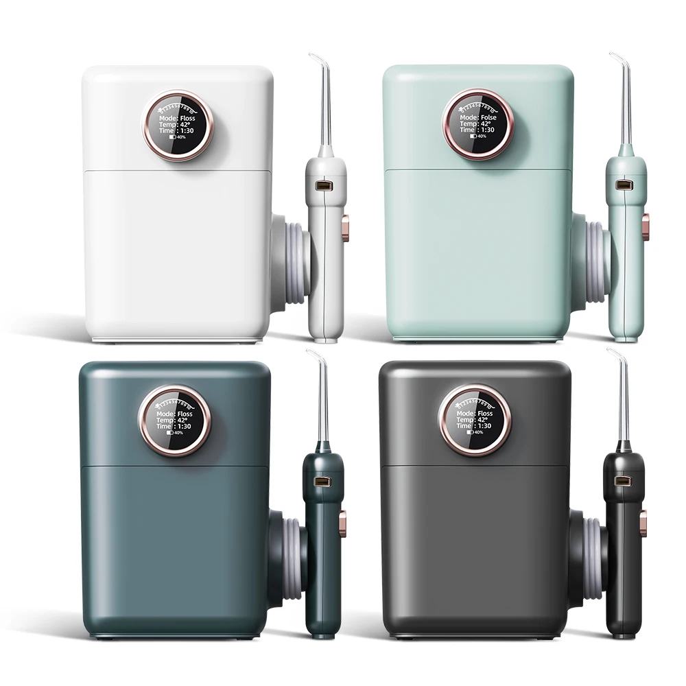 Высокое качество Большой ЖК-дисплей экран для всей семьи countertop ирригатор с защитой от ультрафиолета, перезаряжаемые электрический ирригатор для полости рта