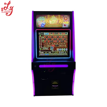 Jamaica 19 Inch America Roulete Pot Of Gold Style Linking Pearl of the Caribbean Game Box Cabinet With LED Light