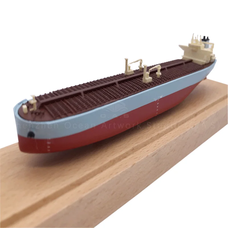 【L】O.A.S Håndlavet skibsmodel Tilpasset 16 cm Olie-skibsmodel Fabriksmodel til souvenirer og gaver