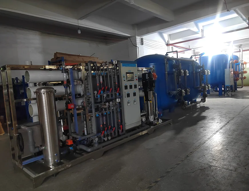 Large Scale 15 Cubic Meters Per Hour Water Filtration System Ro With EDI Water Treatment Plant for Industrial Process