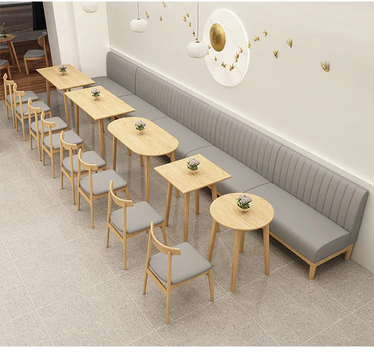 Purelyfeel Solid Wood Coffee Shop Table And Chair Combination