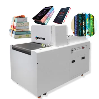 Giftec High Speed Single Pass Book Edge Digital Printing Machine Fore Edge One Pass Color Painting A1 UV Inkjet Printers CMYK