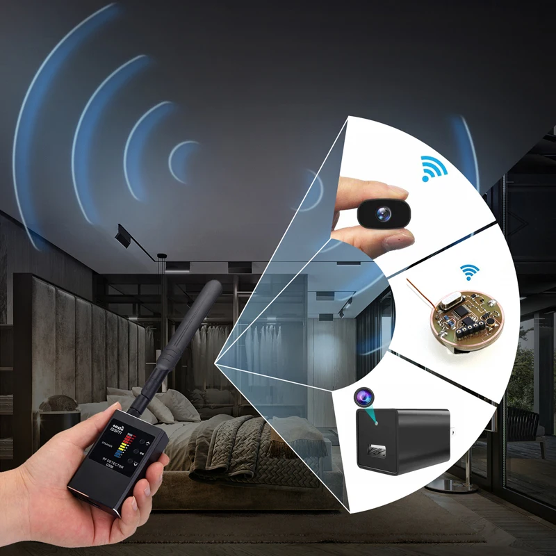 Camera Wireless signal Detector Hotel Anti-theft Anti-eavesdropping Anti-positioning Infrared Camera Detection Instrument