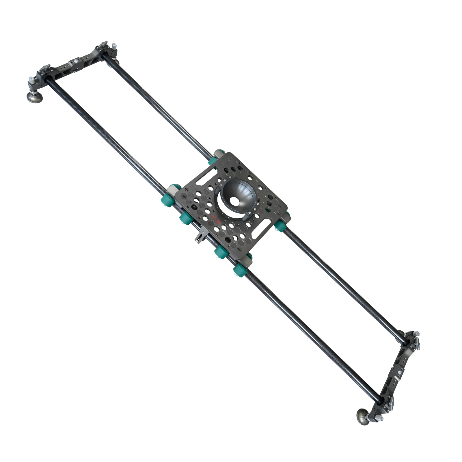 NS-20 Portable Dolly System Slider Rail Aluminum Alloy Camera Skater Dolly  Deluxe Track Kit Film and TV Camera Equipment