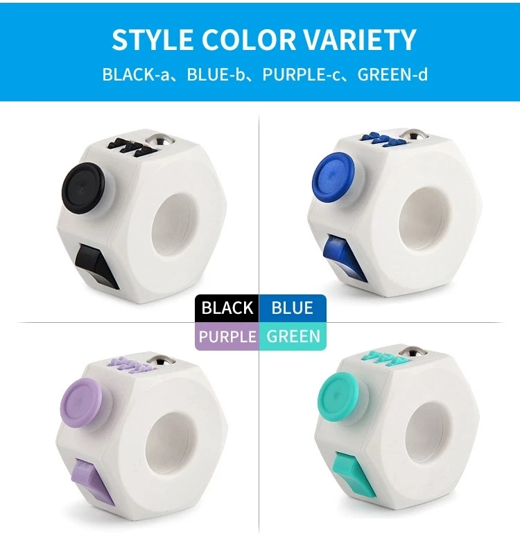Anti Anxiety Decompression Ring Plastic Sensory Cube Toy To Relieve Stress And Depression Calming Focus For Teens And Adults Buy Anti Anxiety Decompression Ring Cube Toy Plastic Sensory Cube Product On Alibaba Com
