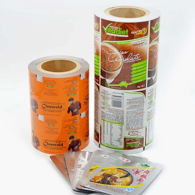 Food or Medicine Printed PET AL PE Packaging Thermal Sealing Film Plastic Composited Film Roll Manufacturer