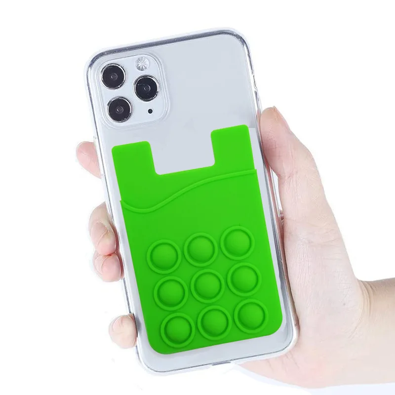 Push pop phone wallet 3m sticker card holder