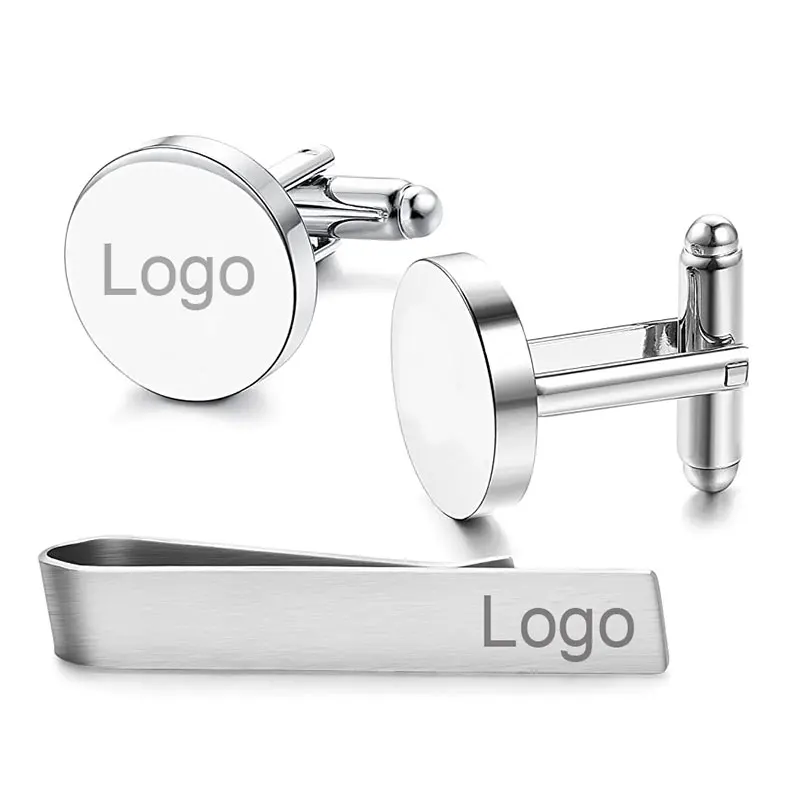 Wholesale Cufflinks Stainless Steel Round Cufflink Diy Jewelry Making