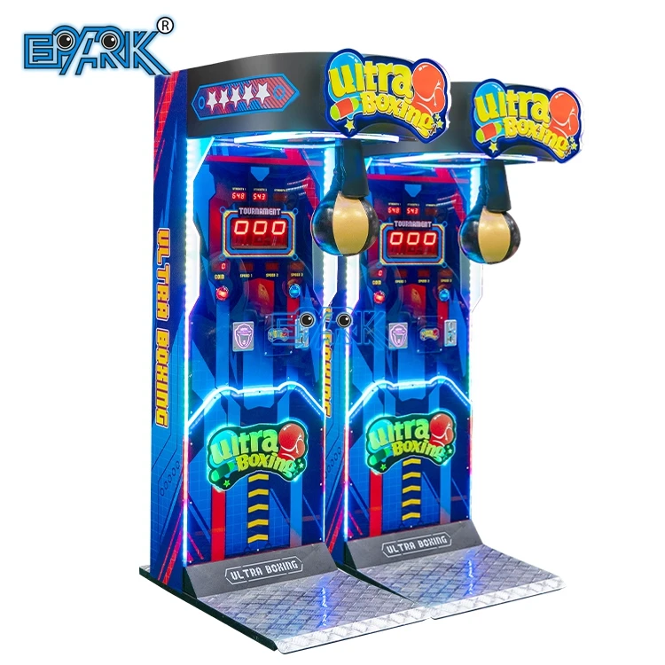 Coin Operated Amusement Park Electronic Ultra Boxing Machine