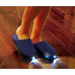Light Up Flashlight Slippers Health Pal FE-5109 Foot Massager With