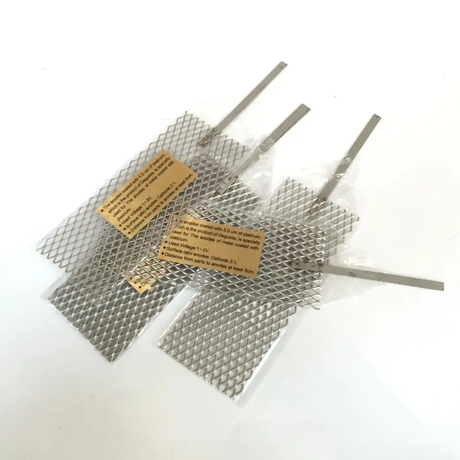 Jewelry Making Tool Kit Plating Titanium Mesh with Handle Gold Plating Kit