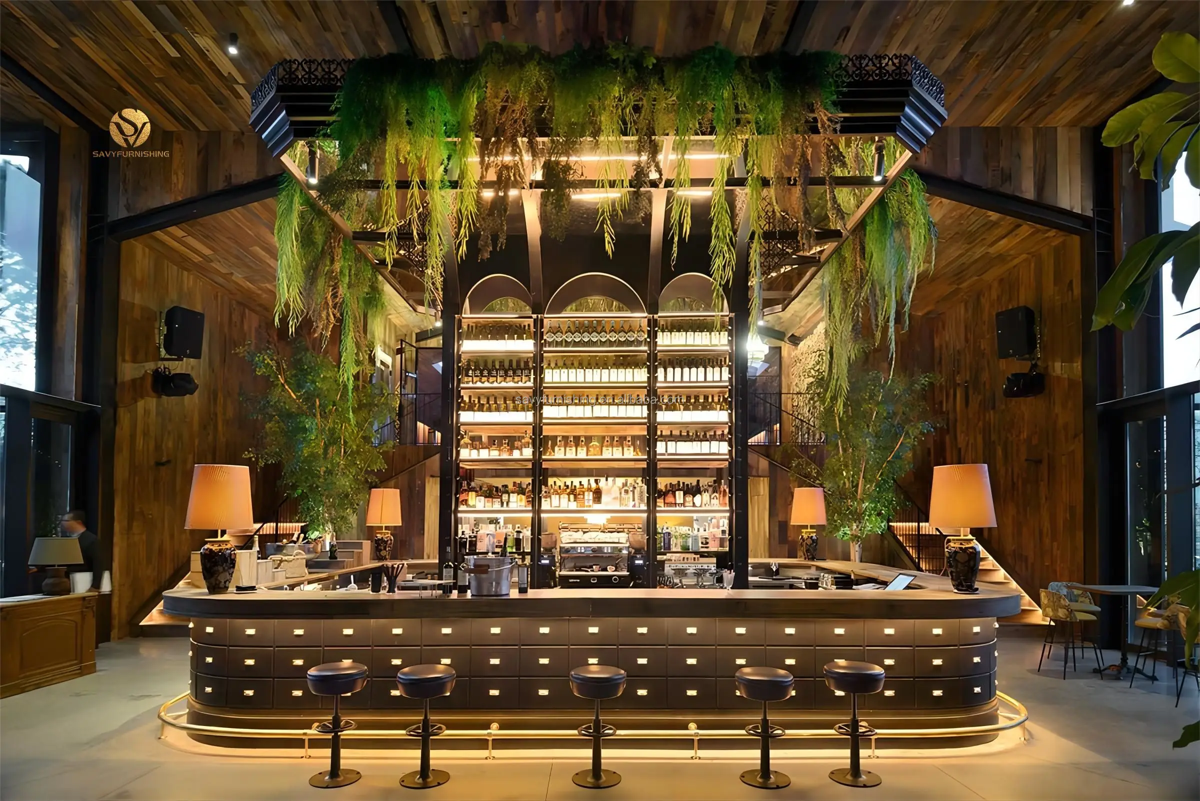 Tailormade Commercial Bar Counter Manufacture Private Club Bar