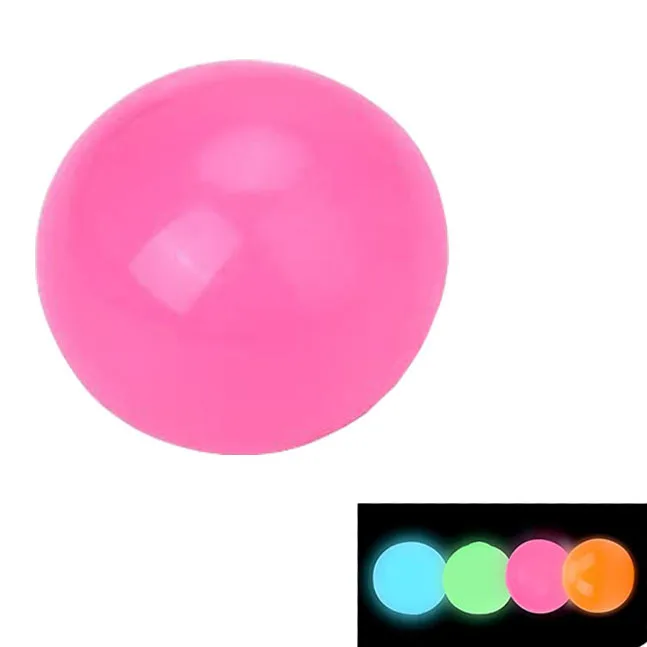 Generic Glorbs Boules Adhésives Pour Plafond Et Mur, 12 Boules Qui Collent Au Plafond, Brillent Dans Le Noir, Pour Les Familles