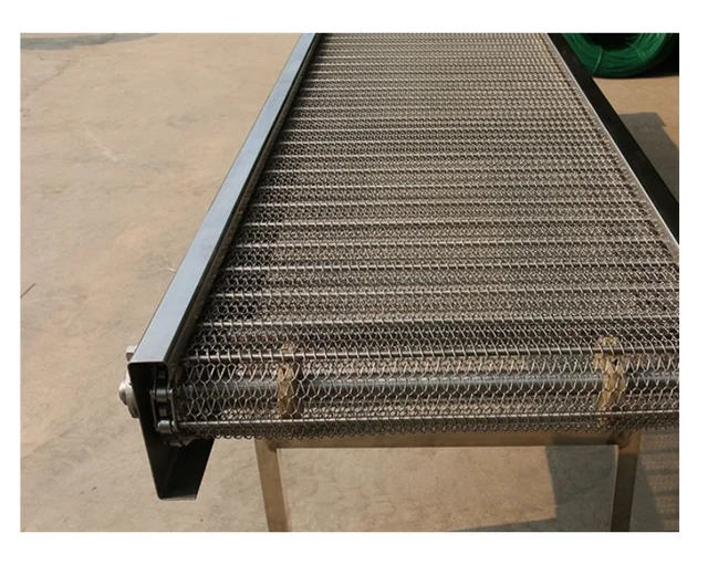 Stainless Steel Wire Mesh Belt High Efficient-cost Ratio Speed Adjustable Mesh Belt Conveyor 4