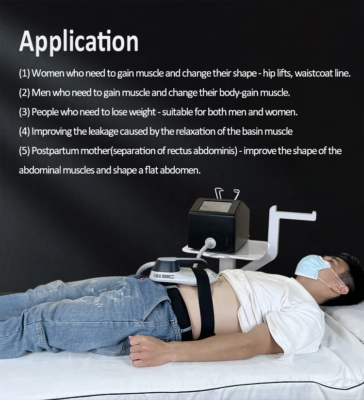 Body sculpting system HIEMT machine 7 tesla non-invasive body sculpting electromagnetic muscle stimulation device LF-445