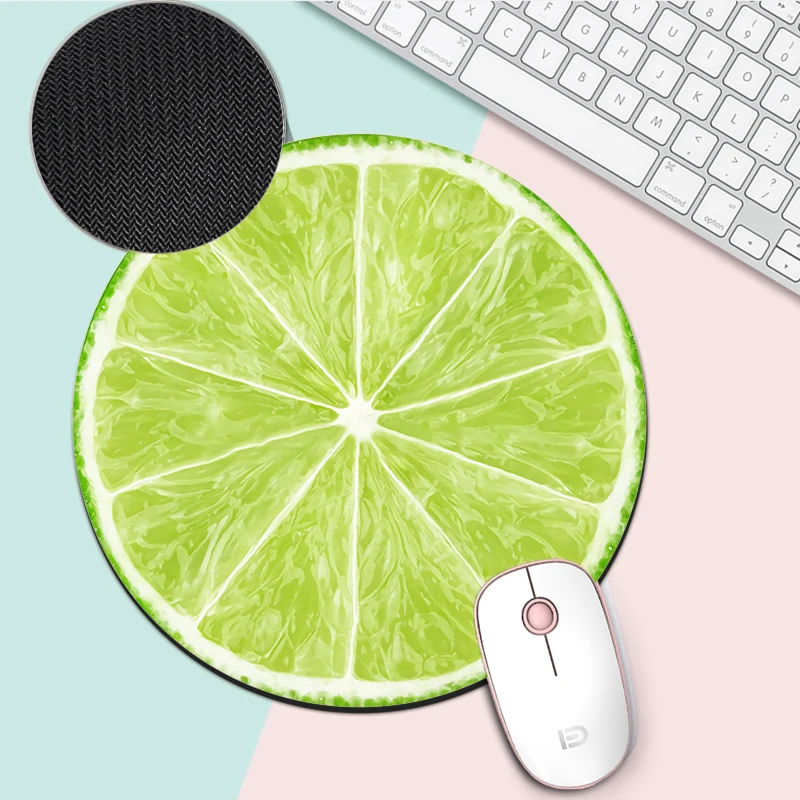 personalised round mouse mat