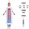 Talla única - Disfraz de pasta de dientes para cosplay