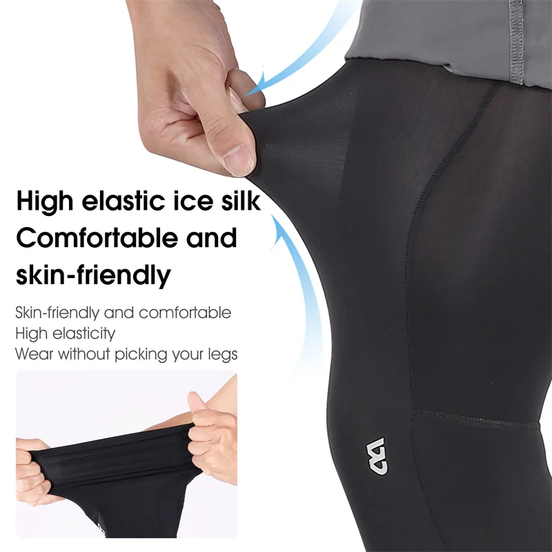 WEST BIKING Ics Sports Compression Leg Sleeves Summer UV Protection Leg Warmers Men Women Cycling Running Basketball Leg Sleeve