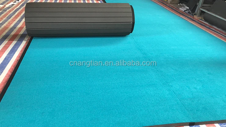 Define Quality Carpet Roll up Used Rhythmic Gymnastic Wushu Rollout Mats for Cheerleading