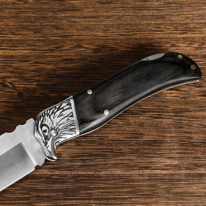 Factory Direct Custom Design Eagle Bolster Folding Knife Portable Pocket Knife
