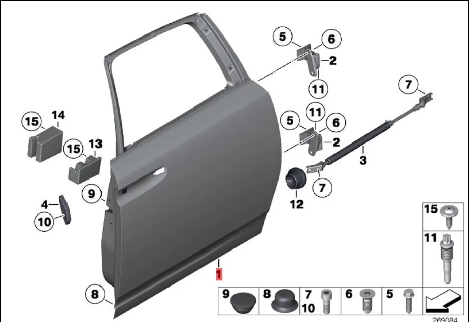 product car door accessories aluminium alloy left rear door for rolls royce ghost 2010 2014 spare parts car easy install 41527242855435-2