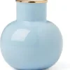Small blue vase