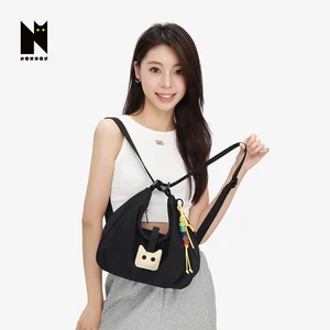 NOXXON Women's Cream Yellow Single Shoulder Bag Large Capacity Lightweight Multi-Functional Underarm Polyester Girls HandBags