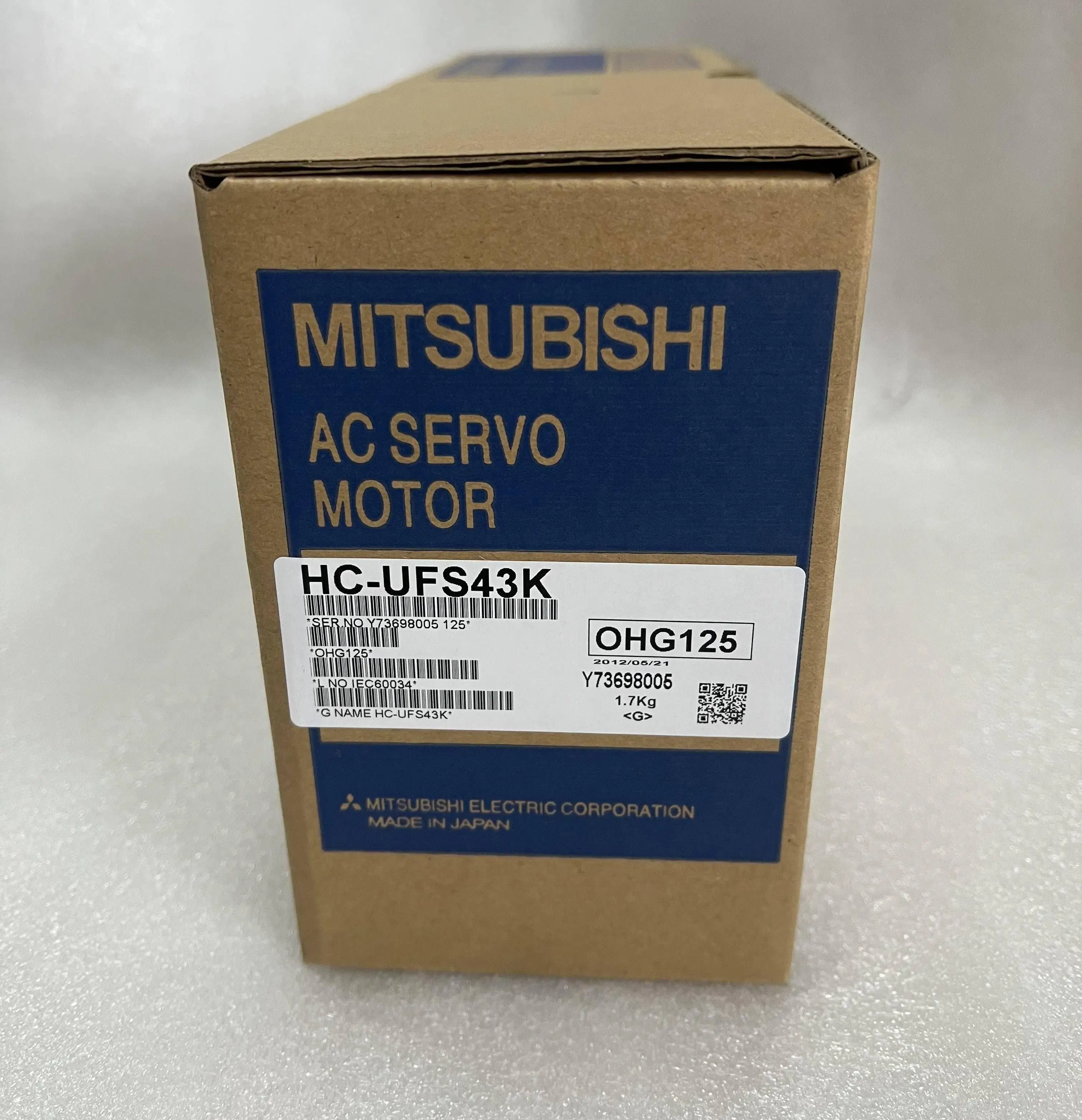 Mitsubishi AC Servo Motor HC-UFS43K