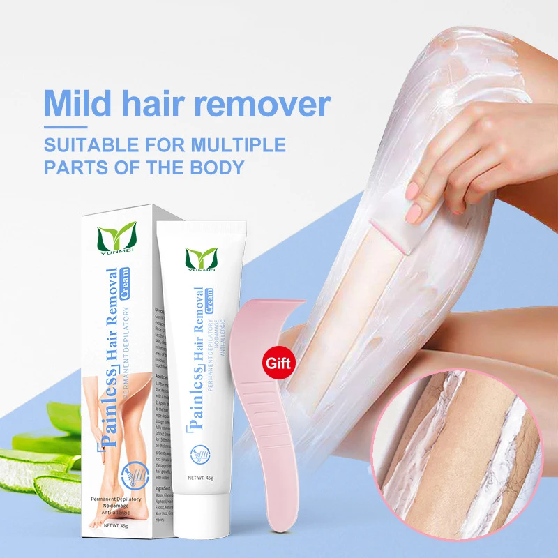 Best Private Label Unique Body Face Virgin Pubic Organic Instant 5 Minutes Hair Removal