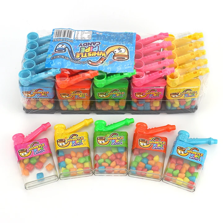 pipe whistle candy