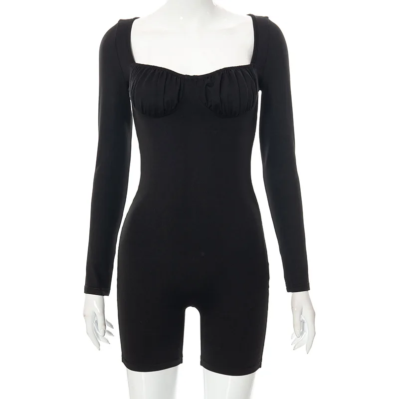 Spring long sleeve sexy bodycon jumpsuit