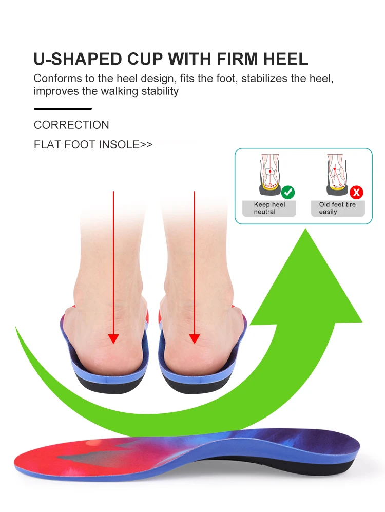 product joghn unisex orthotic insole factory made arch wire orthodontic semelle orthopdique flat foot arch support posture corrector-44