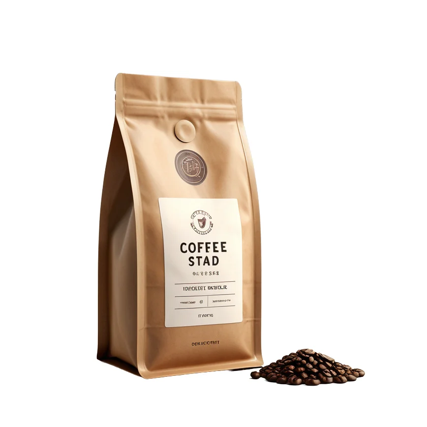 Waterproof Plastic Gravure Printing Bag with Zipper Standing Bag, Coffee, Nuts, Snacks, Meat, Candy Powder, Food Packaging