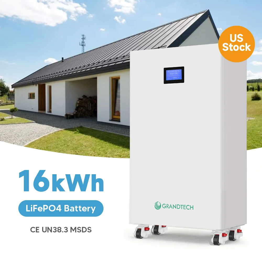 новий акумулятор LiFePO4 класу А, 51,2 В, 280 А·год / 314 А·год, ємністю 15 кВт·год / 16 кВт·год, повна ємність 100 %, вбудована система управління акумулятором (BMS), сонячний акумулятор для домашнього використання