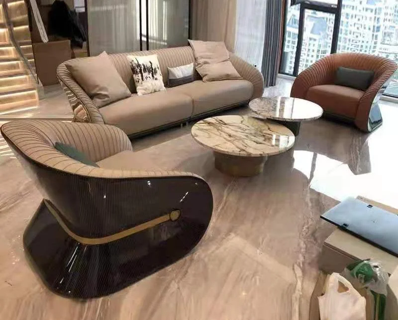 China Home Decor Furniture Sofa Sets Living Room Leather Designer Home