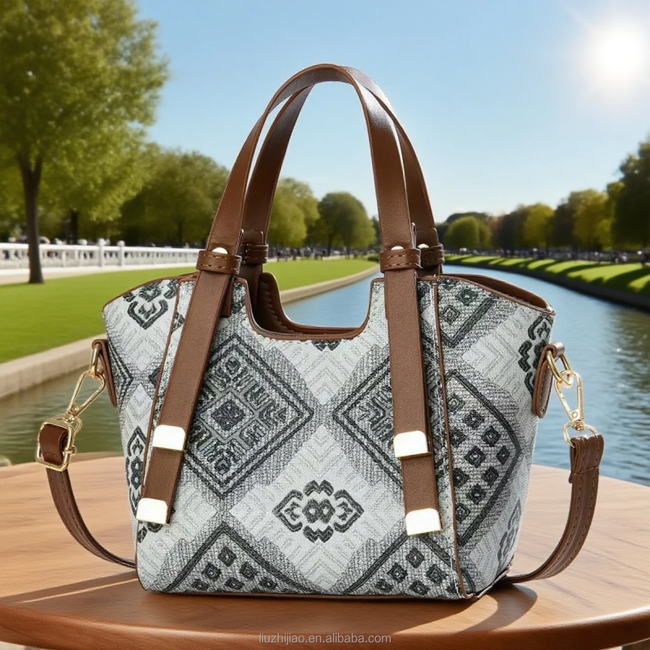 2025 New Monogram Boston Pillow Bag for Women Sacs Main Pour Femmes Crossbody Bag Jacquard Embroidery Handbags for Women Luxury