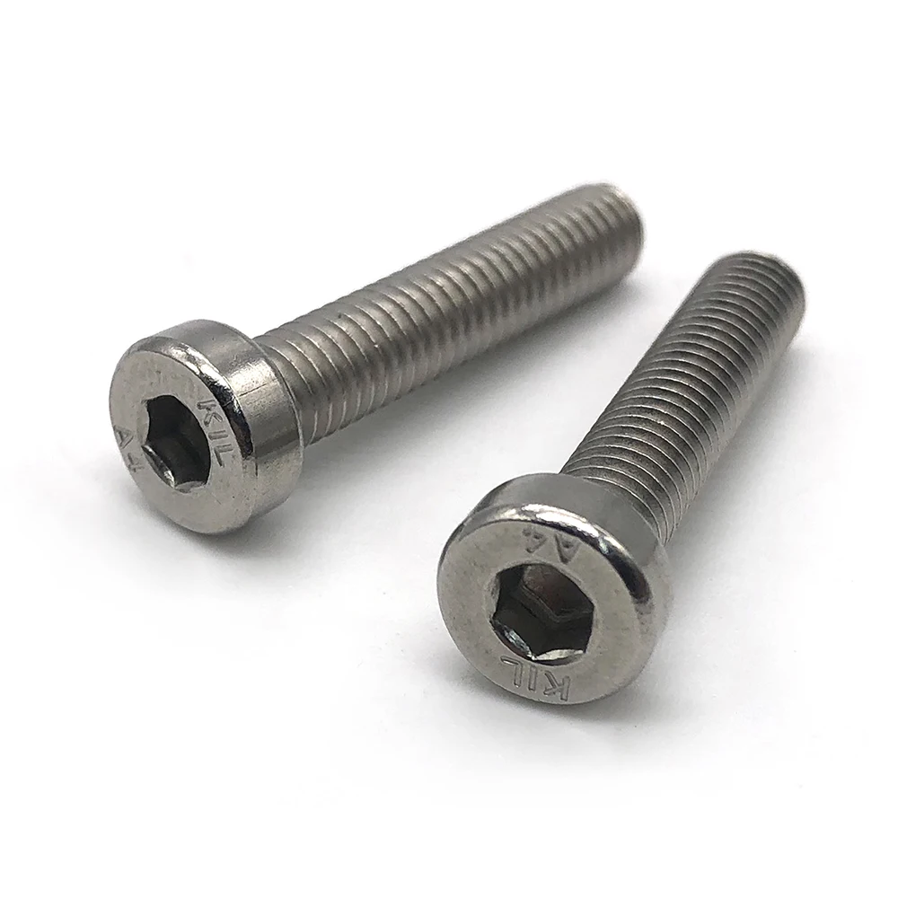 Vít Nắp Đầu Ổ Cắm DIN6912 Din 6912 Vít Bu Lông Đầu Ổ Cắm Bằng Thép Không Gỉ M3 M4 M5 M6 Tùy Chỉnh Có Đầu Thấp