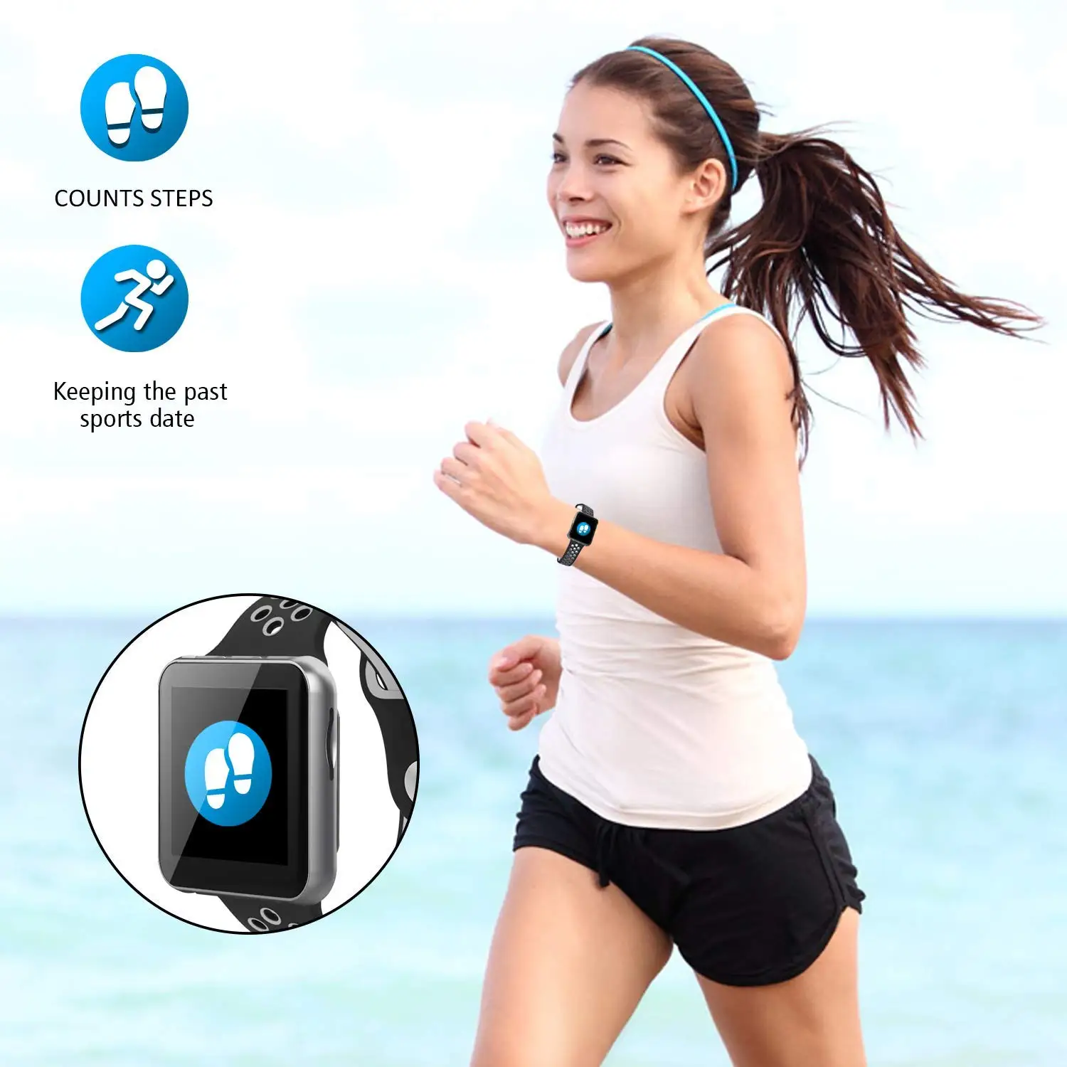 Smart Watch Mp3 Watch For Running BT Sports Smart Watch MP3 Player