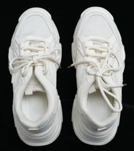 Factory Wholesale HZSN Shoes Breathable Mesh Trendy Casual Sports Shoes, White Shoes