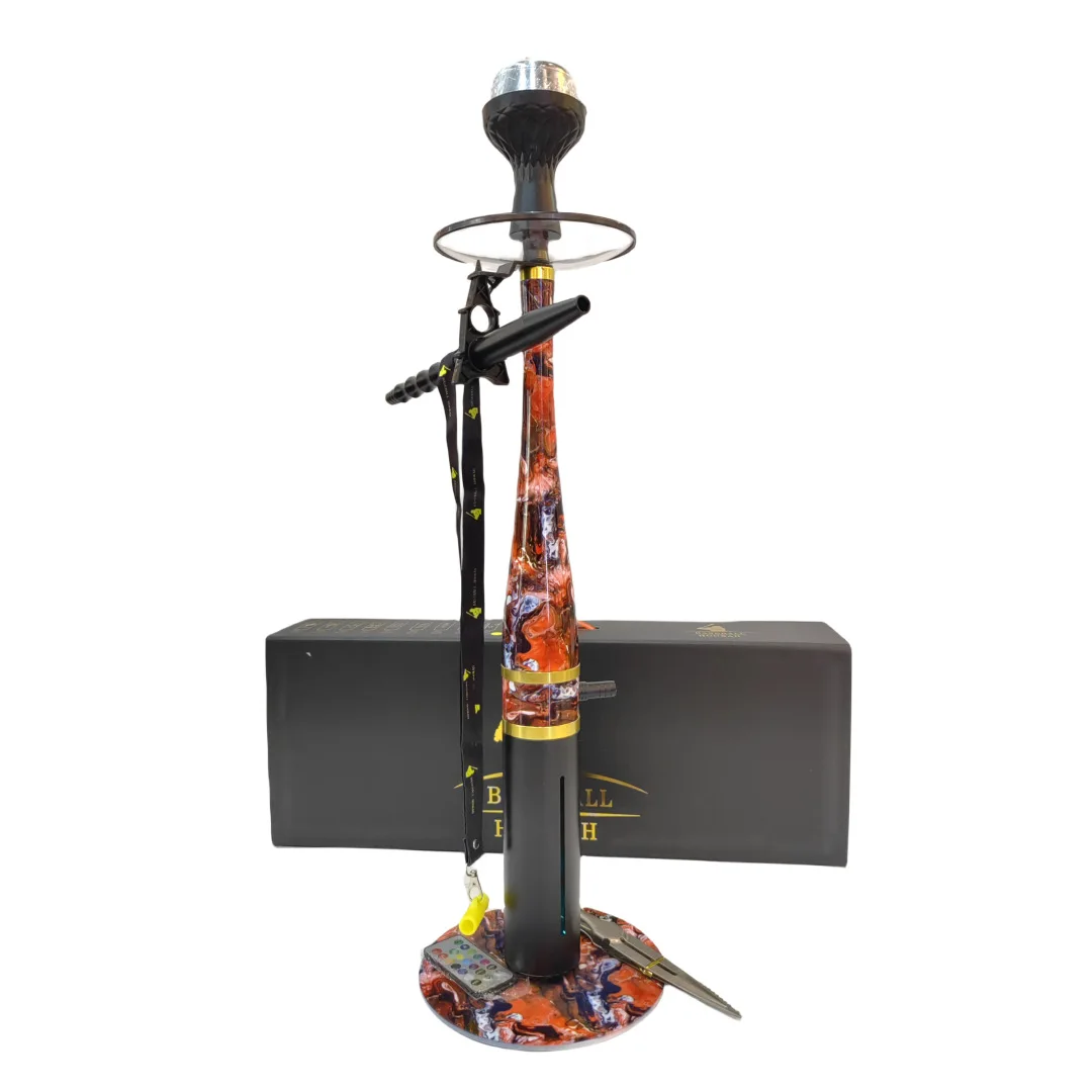 Large Chicha Russian Baseball Bat Hookah Set Custom Logo Aluminum