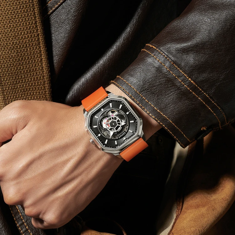 New model  Watch Men automatic watch japan movement  Mechanical custom logo watch
