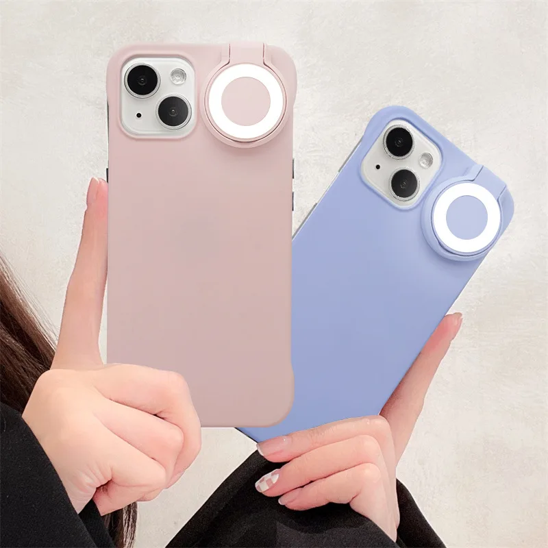 New LED Luminous Selfie Ring Light Design Phone Case for iPhone 13 Promax  12 Promax 12 Mini - China iPhone 13 Promax Phone Case and iPhone 12 Promax  Phone Case price