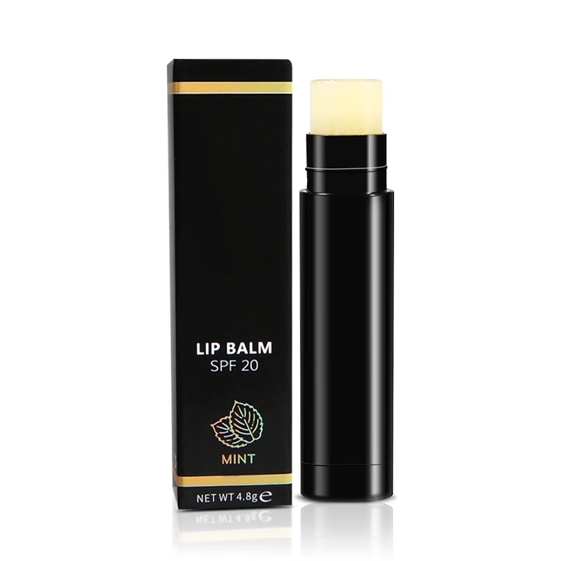 Wholesale Custom Logo Care Lip Natural Organic Fruit Mint Vitamin C Long Lasting Moisturizing Lip Balm