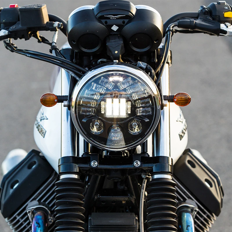 Передняя фара для мотоцикла Harley Davidson 883 xl1200 7 дюймов светодиодные динамические