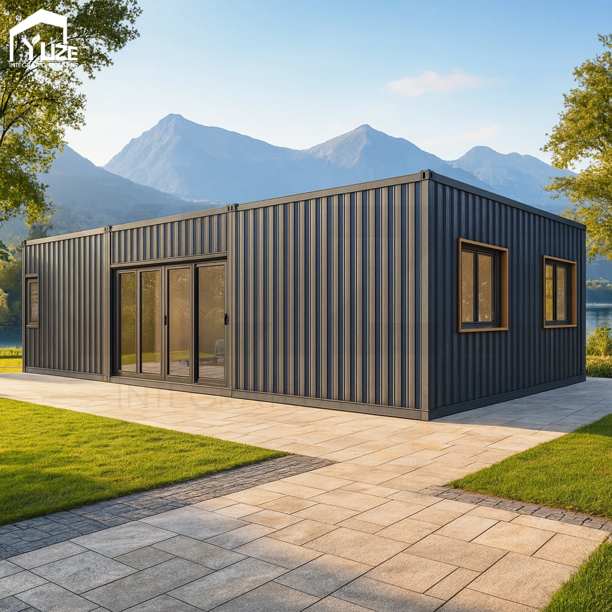 Customizable Layout Luxury 20FT 4FT Prebuilt Steel Modular Shipping Resort Container Cabin House Manufacturer